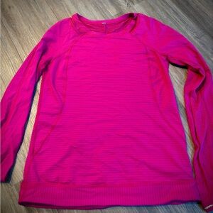lululemon athletica Fuchsia Long Sleeve Top